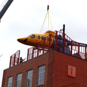 New Heights! New Helicopter Exhibit Installed Atop Virginia Museum